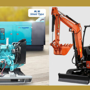 genset dan excavator dari traktor nusantara